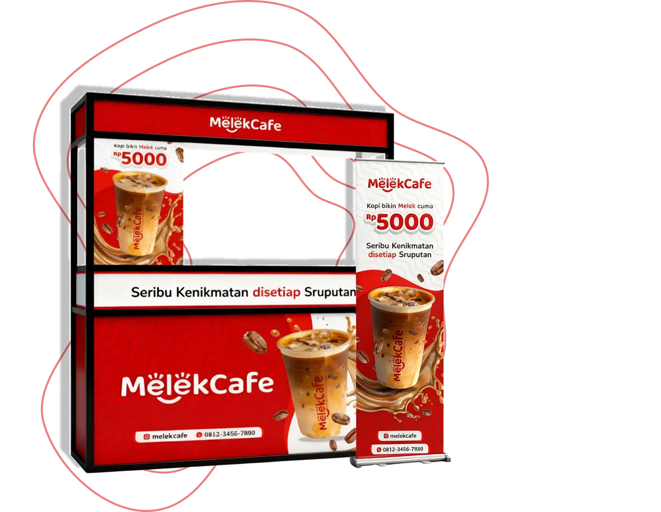 Suasana Melek Cafe Booth